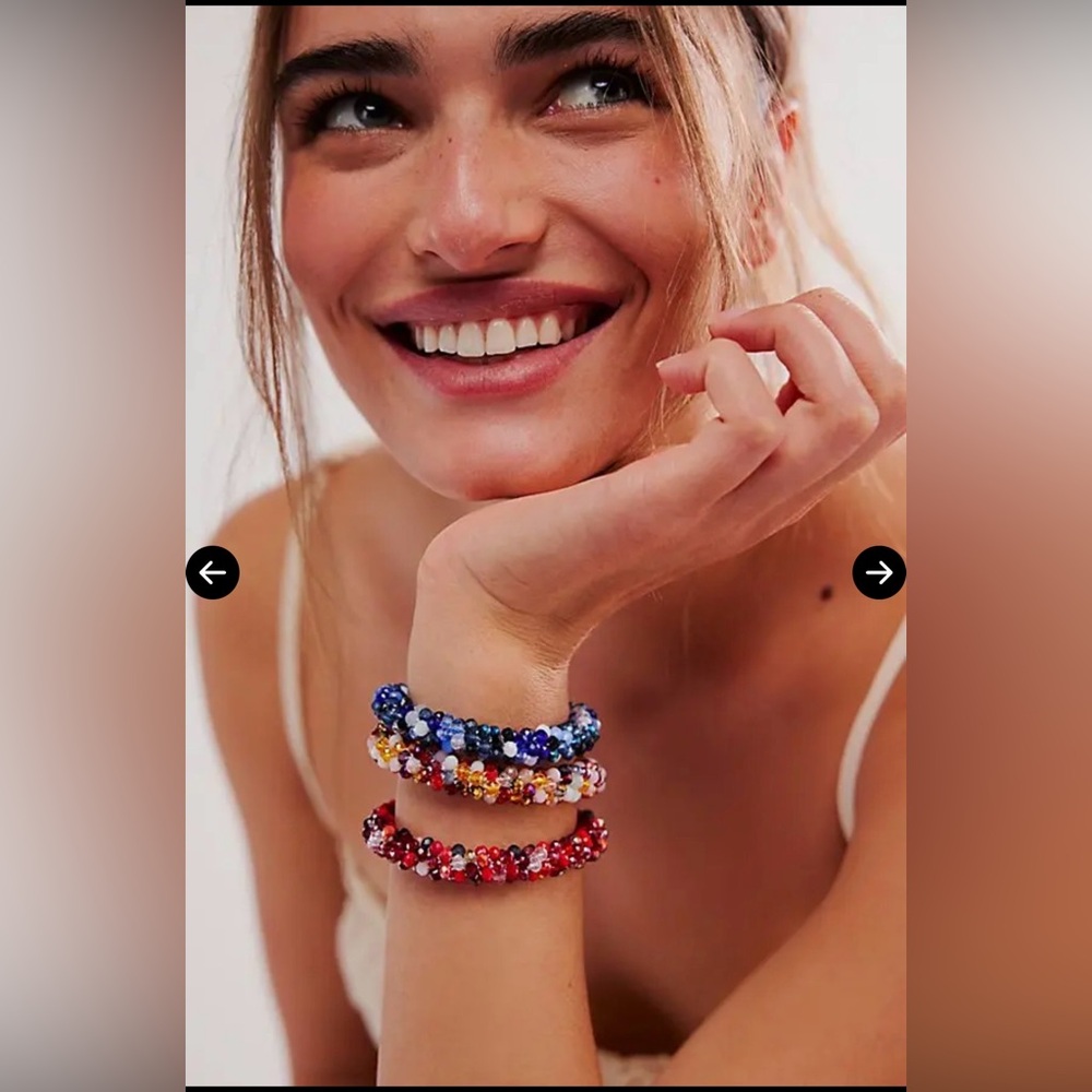 NWT 2 Piece Set I Want Candy Hair Ties/Bracelets